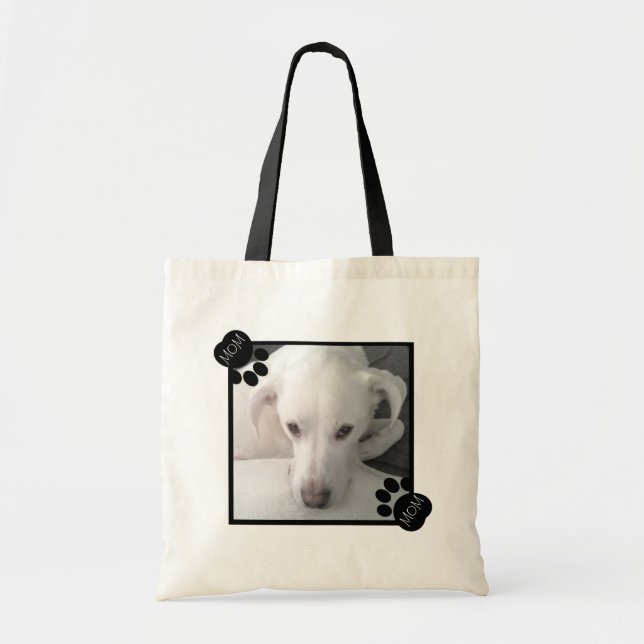Foto av Unik Labrador Retriever Mix Hund Black Tygkasse (Framsidan)