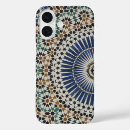 Foto av vacker marockansk mosaikplatta