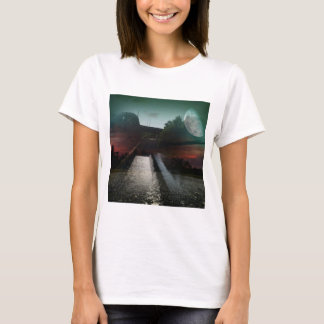 Foto av vatten bridge i måndagsljus t-shirt
