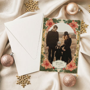 Foto Barock Holländsk Jul Julkort