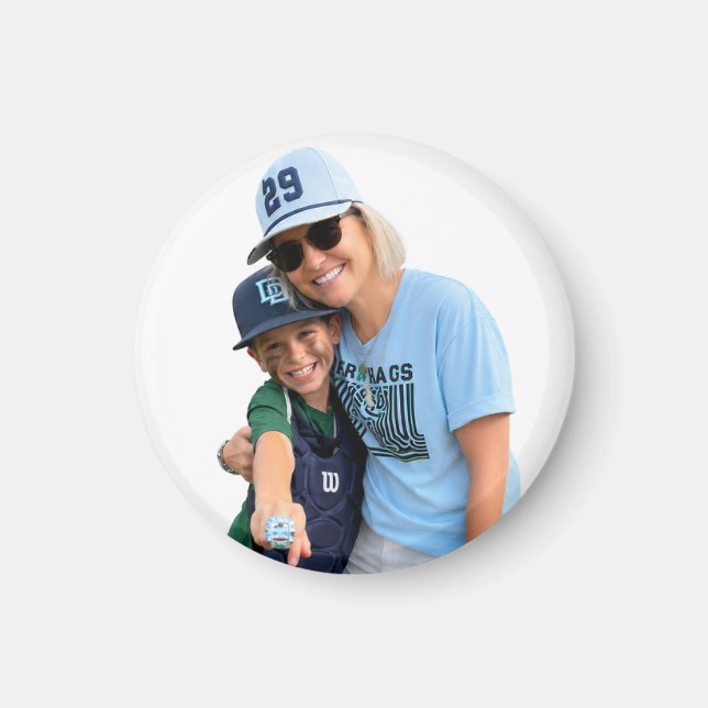 Foto Baseball Mormor Magnet (Framsidan)