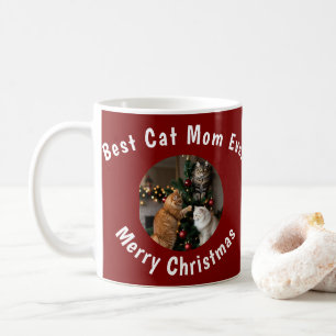 Foto Bästa kattmamma någonsin Anpassat husdjur Nam Kaffemugg