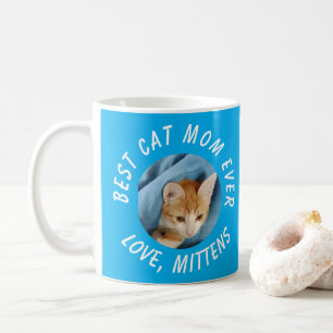 Foto Bästa kattmamma någonsin Anpassat husdjur Nam Kaffemugg