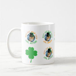 Foto Bästa kattmamma någonsin Irländskt anpassat h Kaffemugg