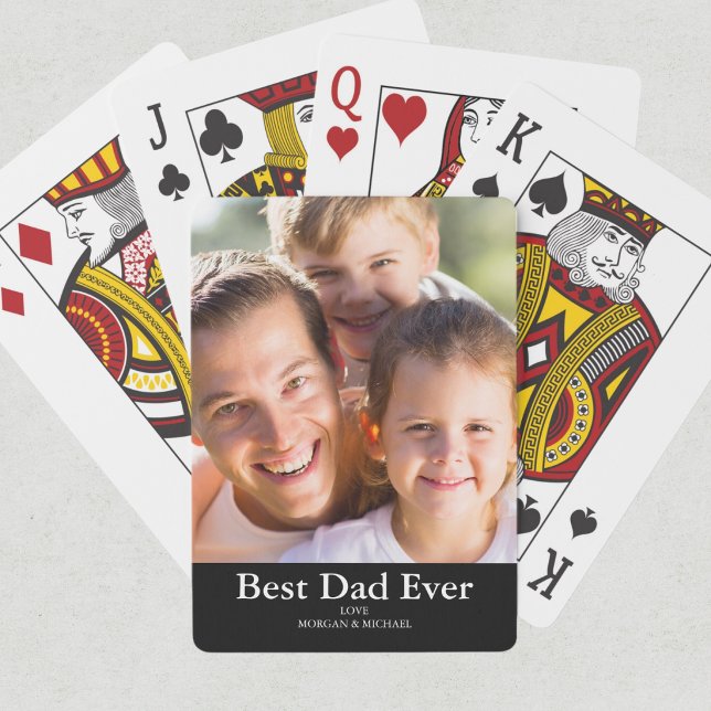 Foto Bästa Pappa  Casinokort (Skapare uppladdad)