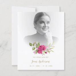 Foto Begravning Romantisk Blommig Krans i Rosa