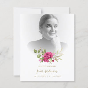 Foto Begravning Romantisk Blommig Krans i Rosa