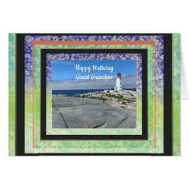 Foto Bilder för Underbart farfar-födelsedagskort Hälsningskort