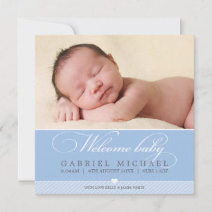 FOTO BIRTH ANNOUNCEMENT: Underbart SQ 5: Meddelande