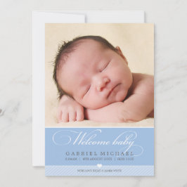 FOTO BIRTH ANNOUNCEMENT: Underbart typ 5: Meddelande