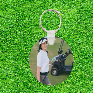 Foto Birthday Gift för en Fantastisk Golfer Nyckelring