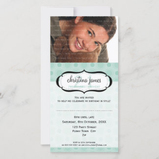 FOTO BIRTHDAY INVITATIONS: Dedelicious 3