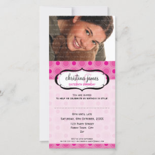 FOTO BIRTHDAY INVITATIONS: Depot 8