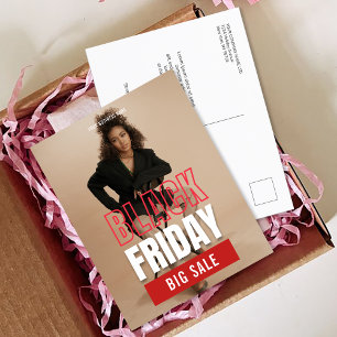 Foto Black Friday Stora Försäljning Produkt Promo Vykort