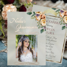 Foto & Blommor - Sage Quinceanera