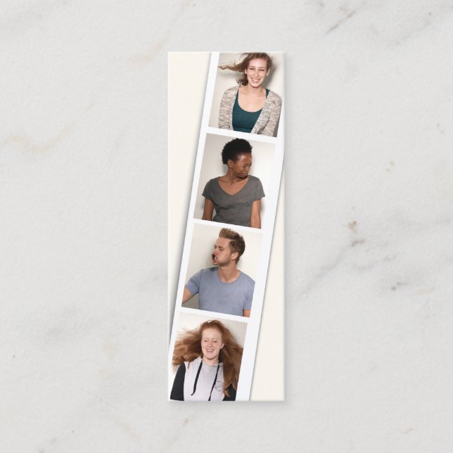 📷 Foto Booth Photograf Mini Visitkort (Framsida)