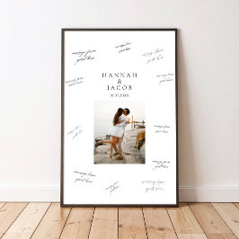 Foto Bröllop Signatur Gästbok Poster