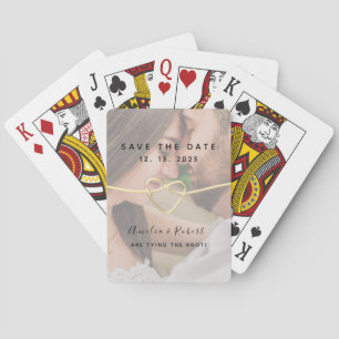 Foto Bröllop Spara Datum Casinokort
