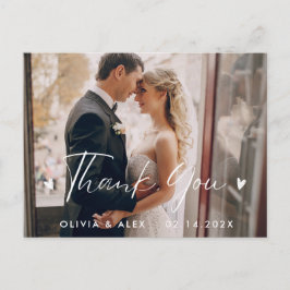 Foto Bröllop Tack Vykort