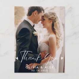 Foto Bröllop Tack Vykort