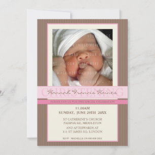 FOTO CHRISTENING INBJUDAN :: elegans 2P