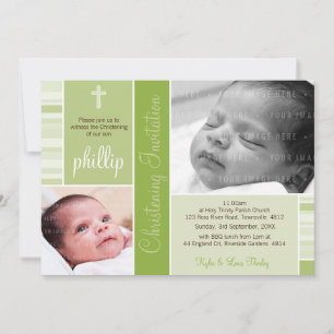 FOTO CHRISTENING INBJUDAN: essens 1P Inbjudningar