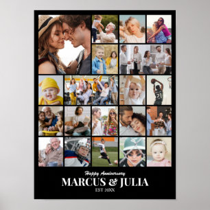 Foto Collage 20 Bilder 12x16 18x24 24x32 30x40 Poster