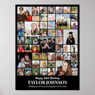 Foto Collage 50 Bilder 12x16 18x24 24x32 30x40 Poster