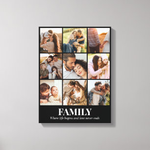 Foto Collage 9 Bilder 12x16 18x24 24x32 30x40