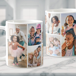Foto Collage Enkel Elegant Bild Kaffemugg