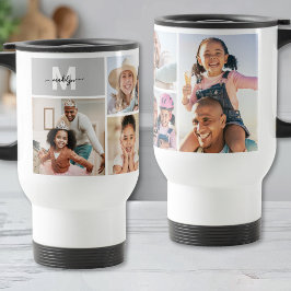 Foto Collage Enkel Monogram Bild Resemugg