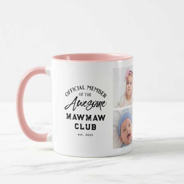 Foto Collage Fantastisk MAWMAW Mugg (Vänster)