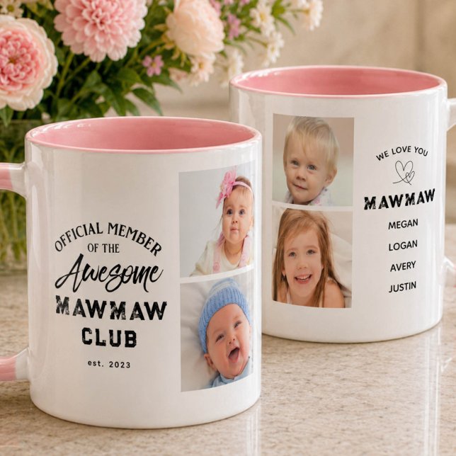 Foto Collage Fantastisk MAWMAW Mugg (Skapare uppladdad)