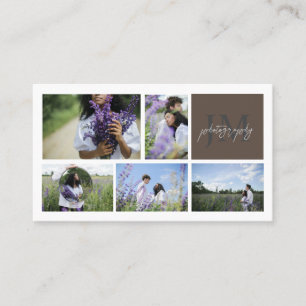 Foto Collage & Kalligrafi Monogram Fotografi Visitkort