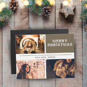 Foto Collage Modern Helg God Jul