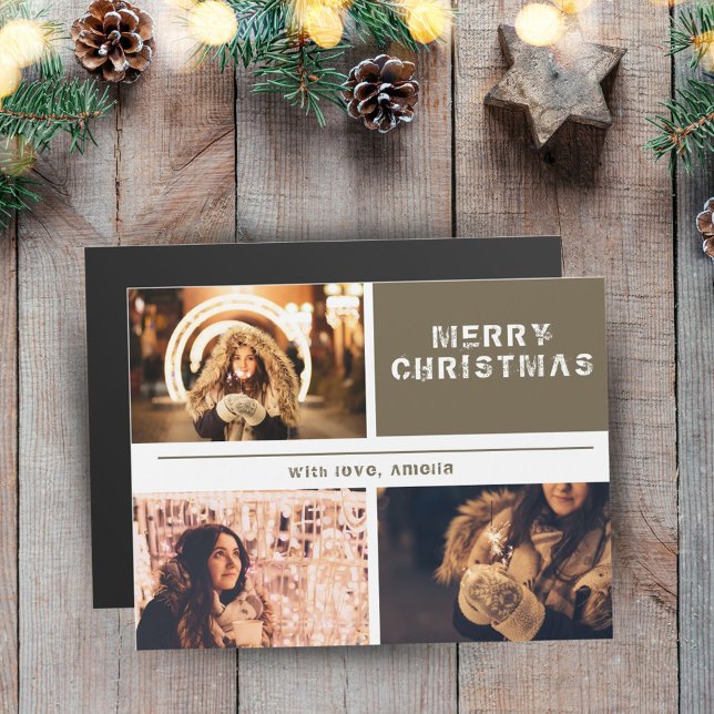 Foto Collage Modern Helg God Jul (Skapare uppladdad)