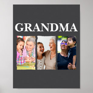 Foto Collage Mormor D Familj _1 Poster