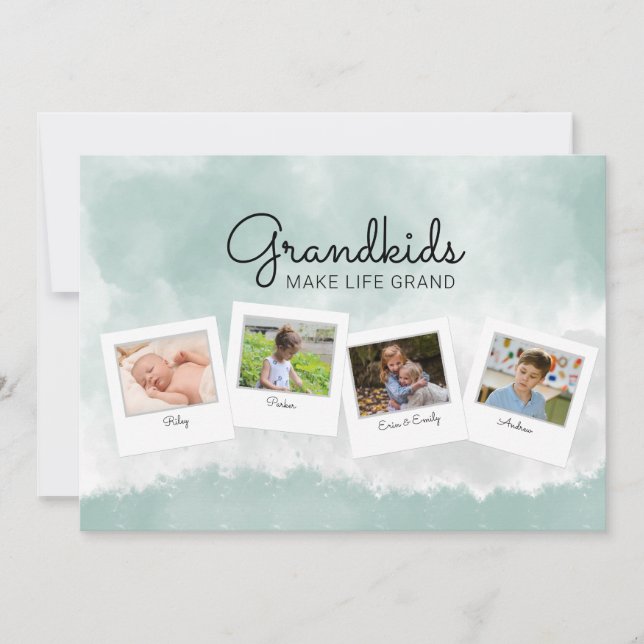 Foto Collage Morsdagskort för mormor Kort (Framsida)