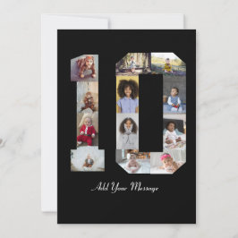 Foto Collage Nummer 10 Julkort