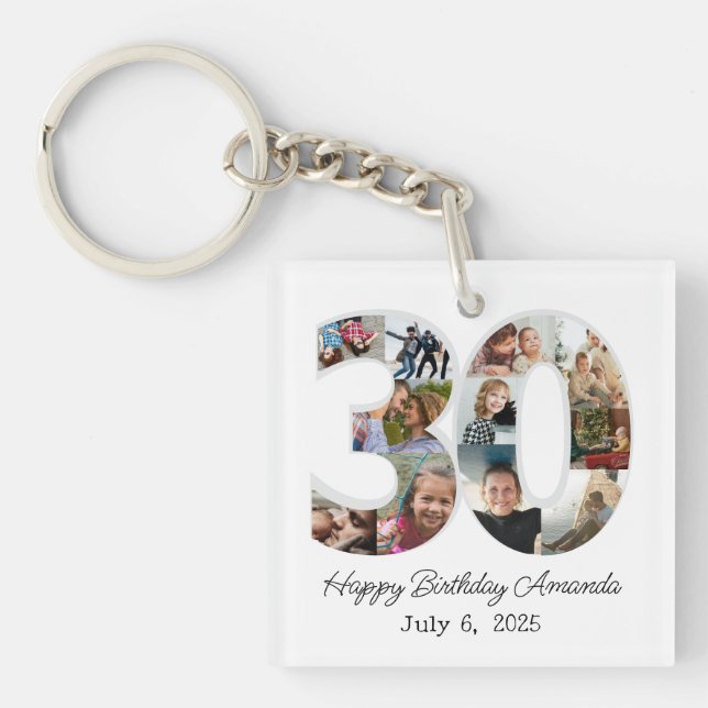 Foto Collage Nummer 30 - 30-årsdag (Framsidan)