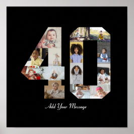 Foto Collage Nummer 40 Poster