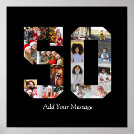 Foto Collage Nummer 50 Poster