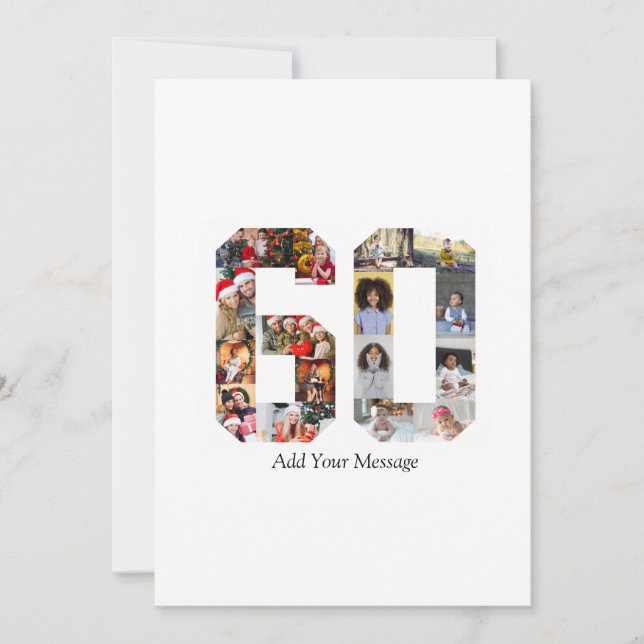 Foto Collage Nummer 60 Meddelande (Framsida)