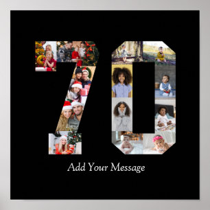 Foto Collage Nummer 70 Poster