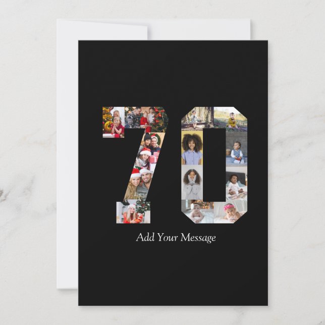 Foto collage nummer 70 tack kort (Framsida)