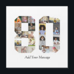 Foto Collage Nummer 80<br><div class="desc">Denna anpassningsbara produkt är där foton arrangeras för att bilda formen av ett nummer. Den används ofta för milstolpefiranden som födelsedagar, årsdagar eller prestationer, vilket gör det möjligt för användare att visa minnesvärda bilder i en enda, iögonfallande display. Designen erbjuder vanligtvis utrymmen för olika fotostorlekar och orienteringar, vilket säkerställer en...</div>