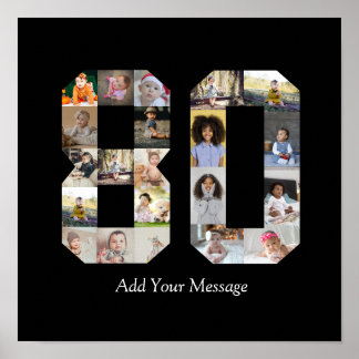 Foto Collage Nummer 80 Poster