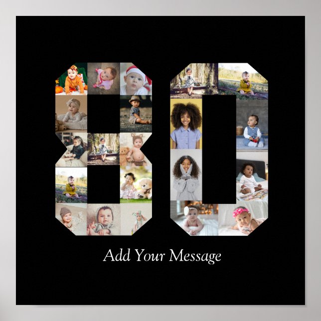 Foto Collage Nummer 80 Poster (Framsidan)