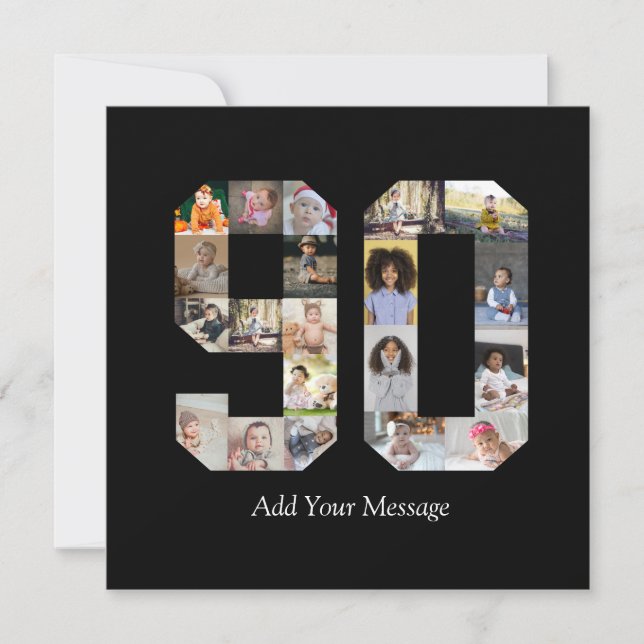 Foto Collage Nummer 90 Kort (Framsida)