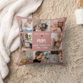 Foto Collage Present Kudd För Mamma - Album Foto Kudde